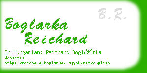 boglarka reichard business card